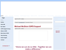 Tablet Screenshot of copdsupport.ie